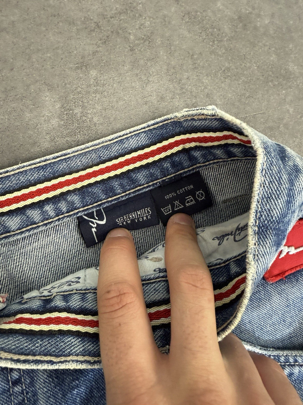 Sir Benni Miles 2000s Hip Hop Baggy Jeans 90s Y2K Vintage Paint Skate Jeans 31W