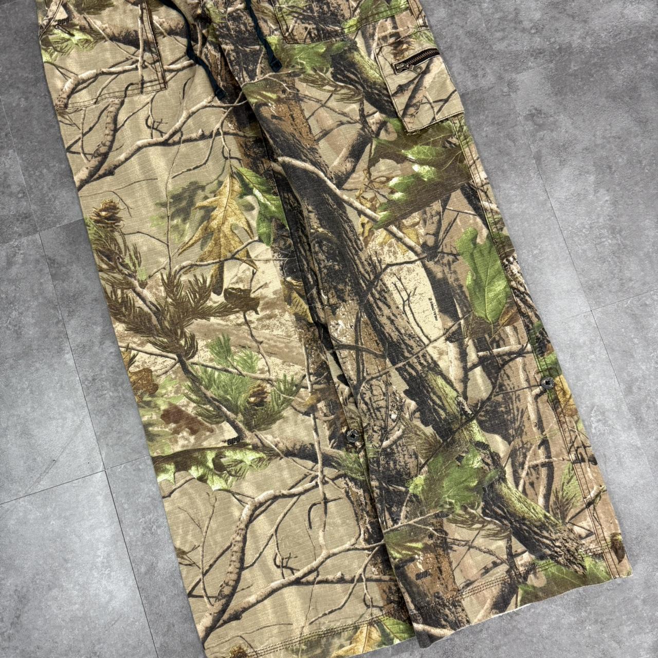 Realtree camo Mossy oak 2000s dungaree workwear cargo trousers