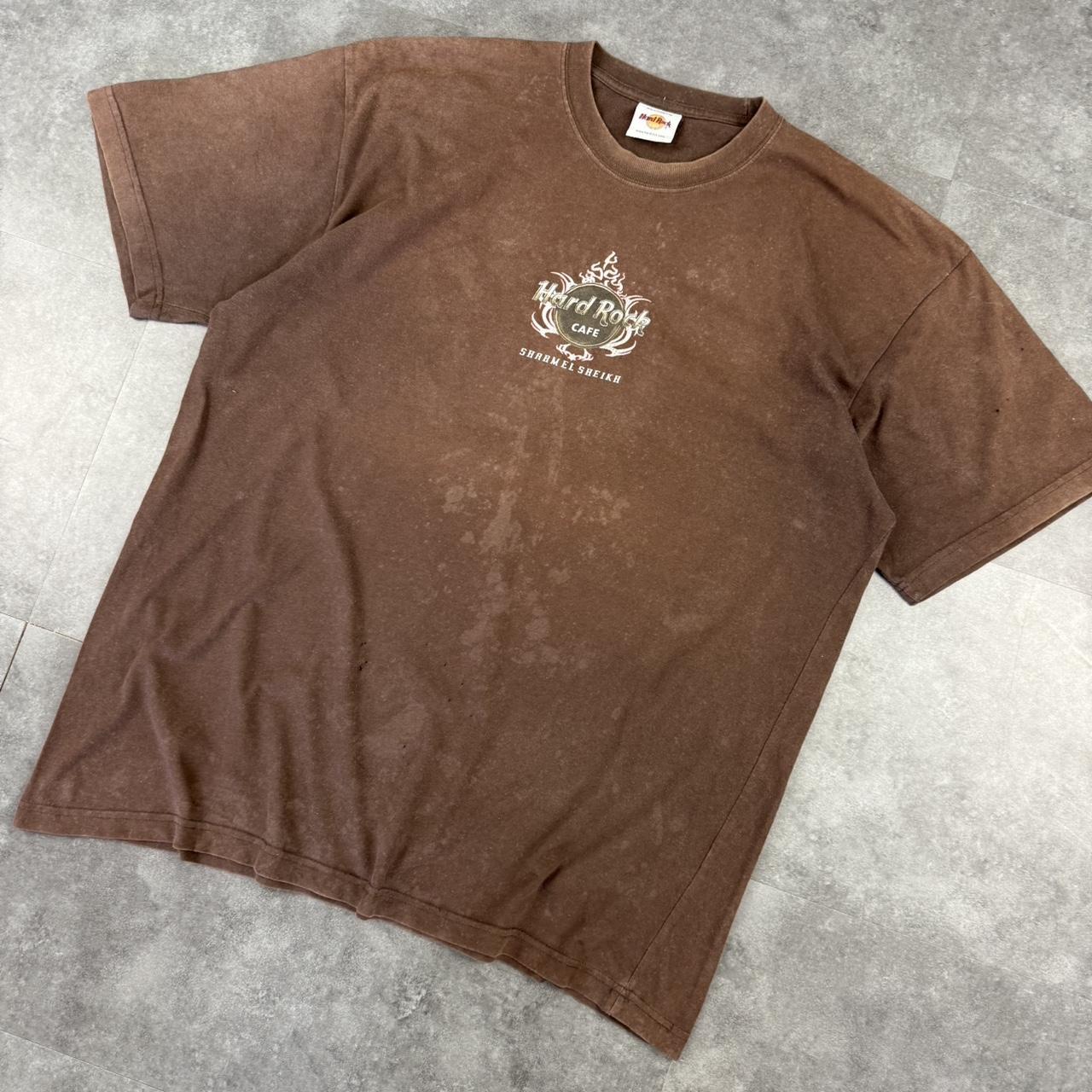 Hard Rock Cafe Skater T 2000s Print Logo design graphic T shirt