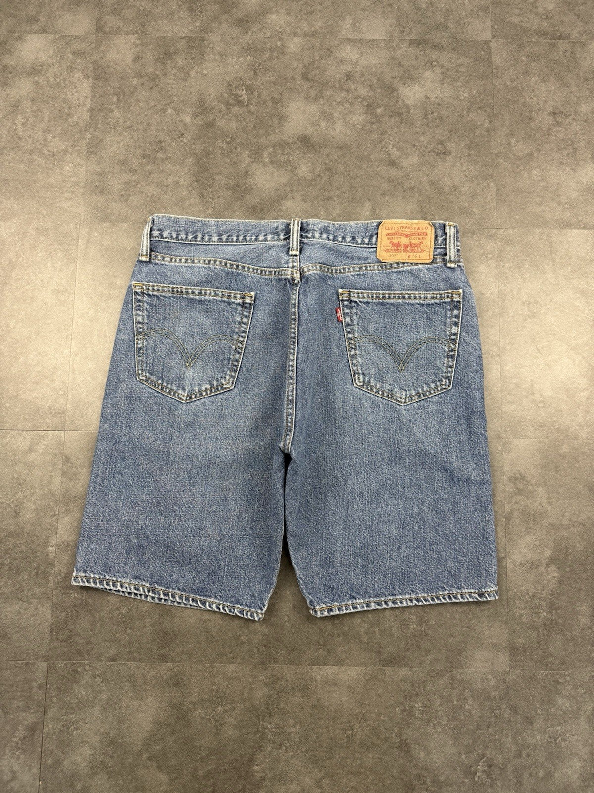 Levi's 505 Vintage Baggy Straight Jorts 90s Y2K Denim Jeans Shorts 36W