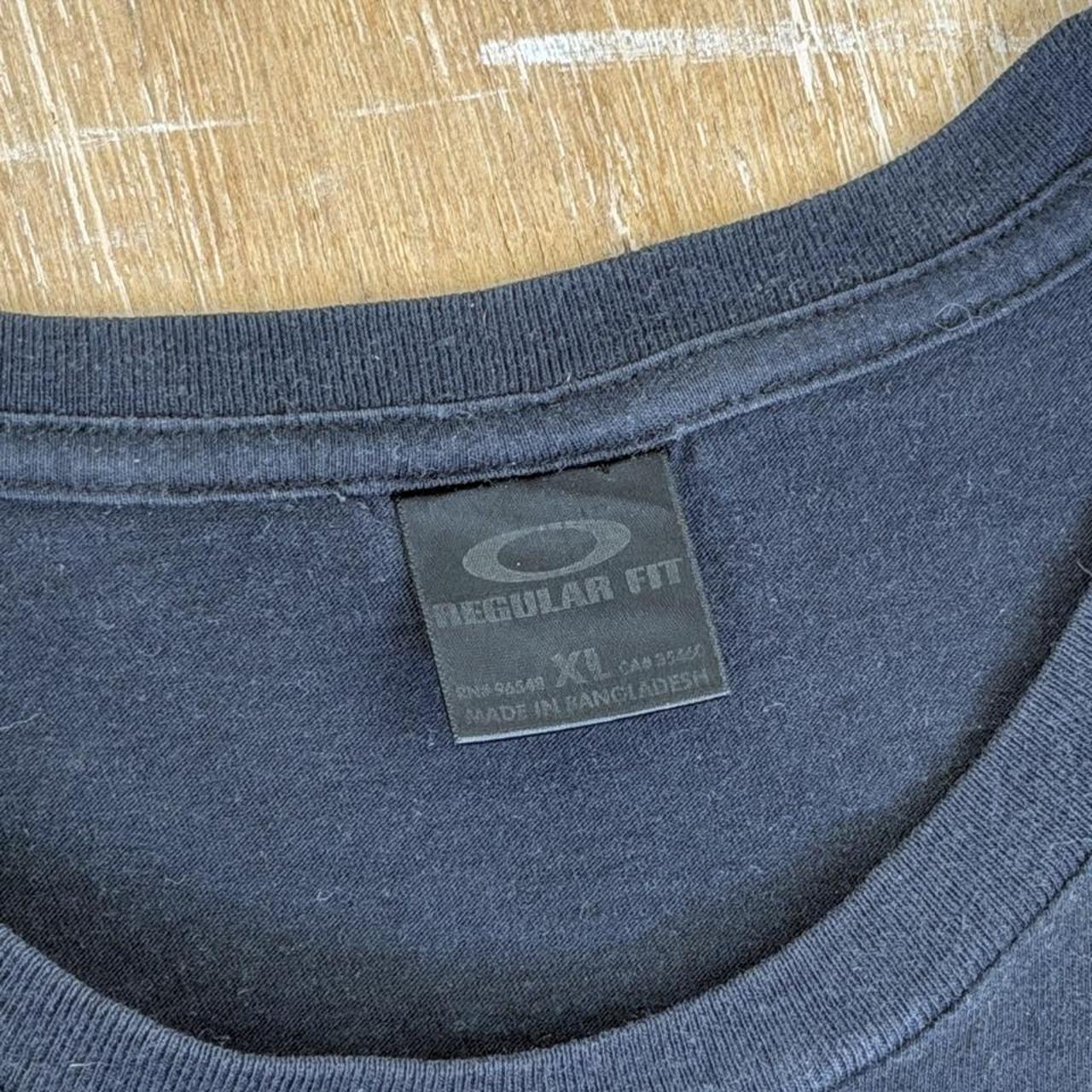Oakley USA Flag Oval Surfwear navy blue Y2K T-Shirt