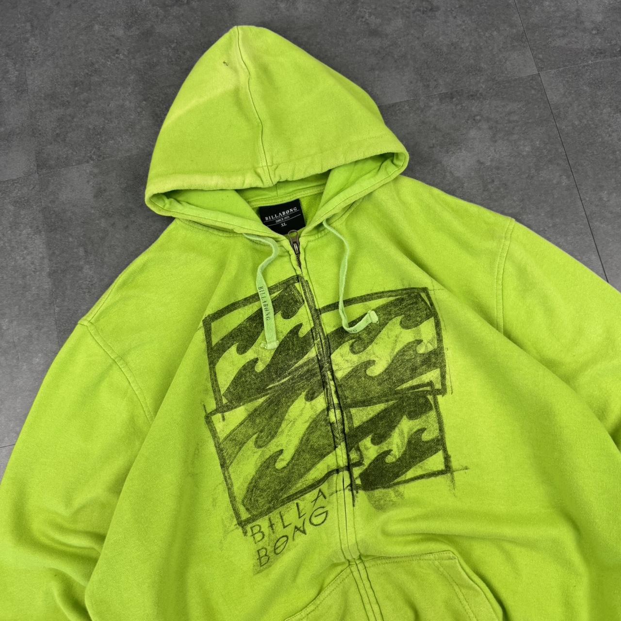 Billabong Vintage 2000s Surfwear company gothic y2k spellout hoodie