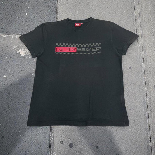 Quiksilver Vintage Y2K Surfwear logo boxy T-Shirt