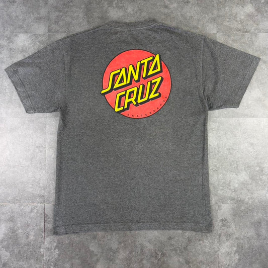 Santa Cruz 2000s skater Surfwear Print graphic T shirt