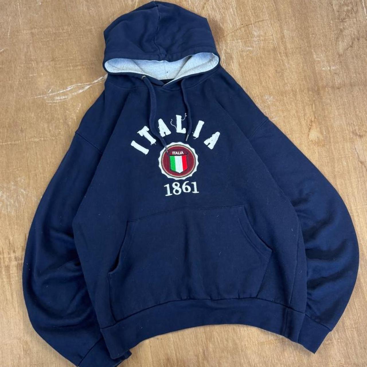 Italia vintage Y2K football Italian 2000s hoodie