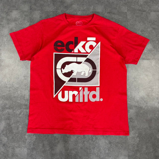 Ecko unltd 2000s vintage 90s Y2K grunge skull gothic grunge hiphop Skater T-Shirt