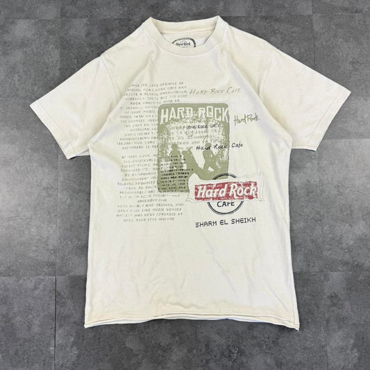 Hard Rock Cafe T 2000s Sharm El Sheikh Print Logo design graphic T shirt