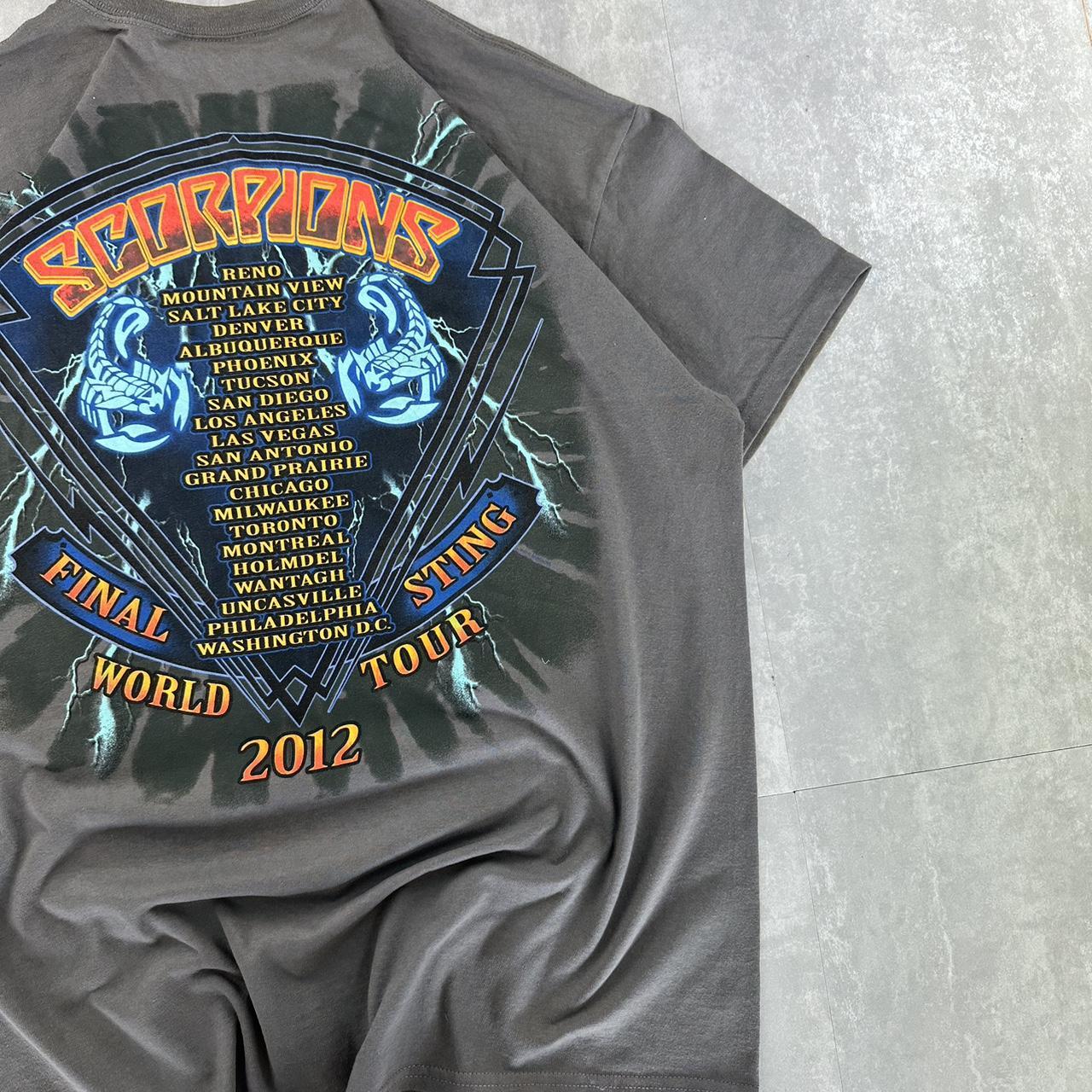 Scorpions 2012 world tour 2000s band T shirt