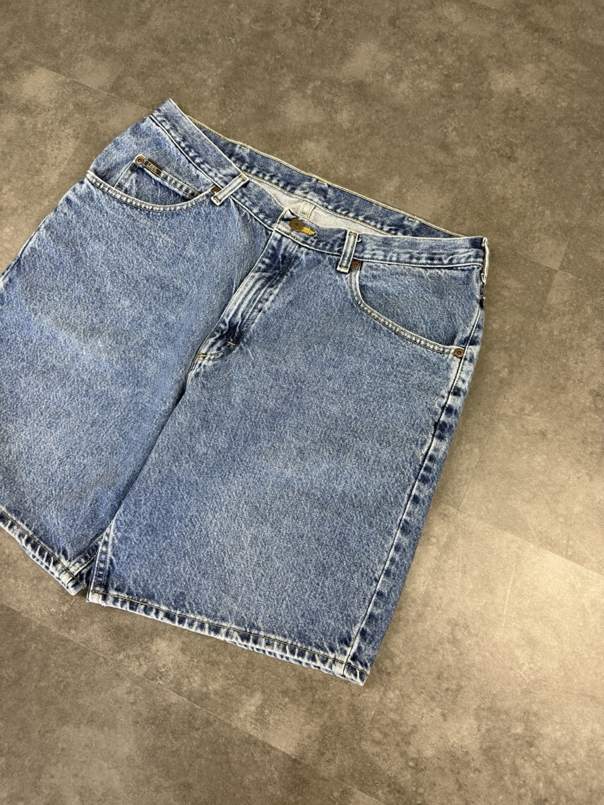 Lee Jeans Vintage Baggy Jorts 90s Y2K Denim Jeans Shorts Skater Workwear 38W
