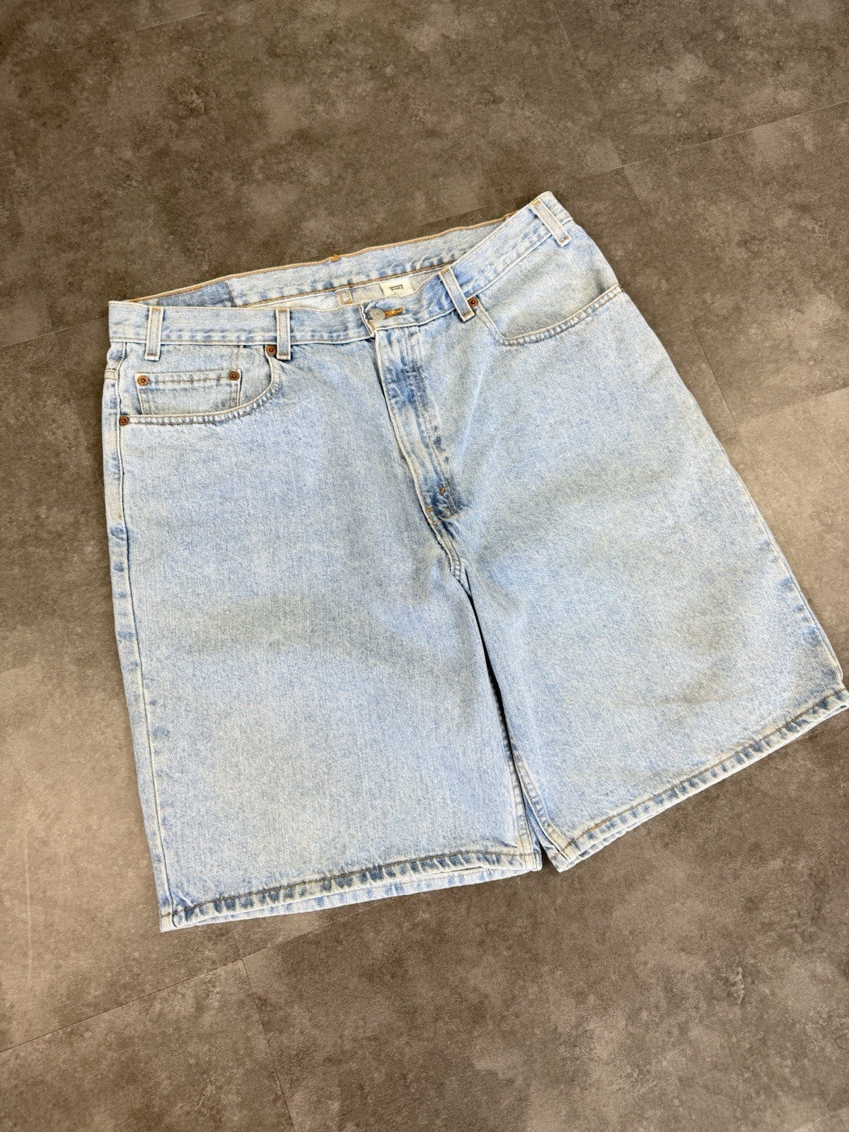 Levi's 560 Vintage Baggy Loose Jorts 90s Y2K Denim Jeans Shorts Skater 38W