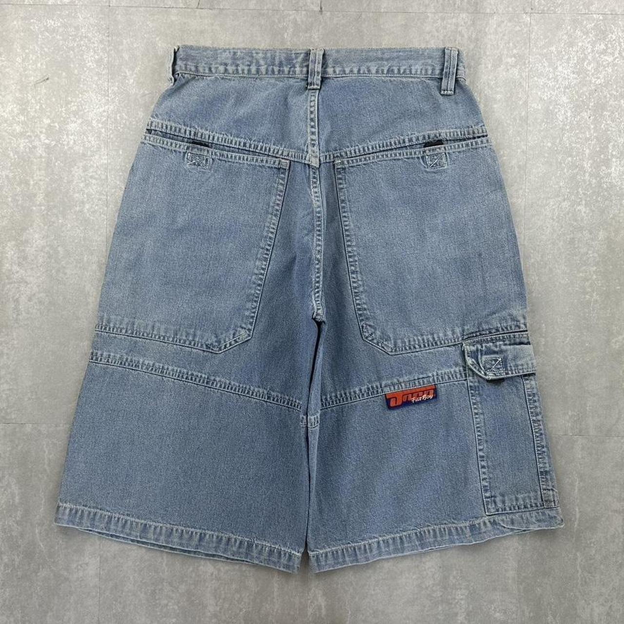 JNCO 2000s spellout carpenter style jorts