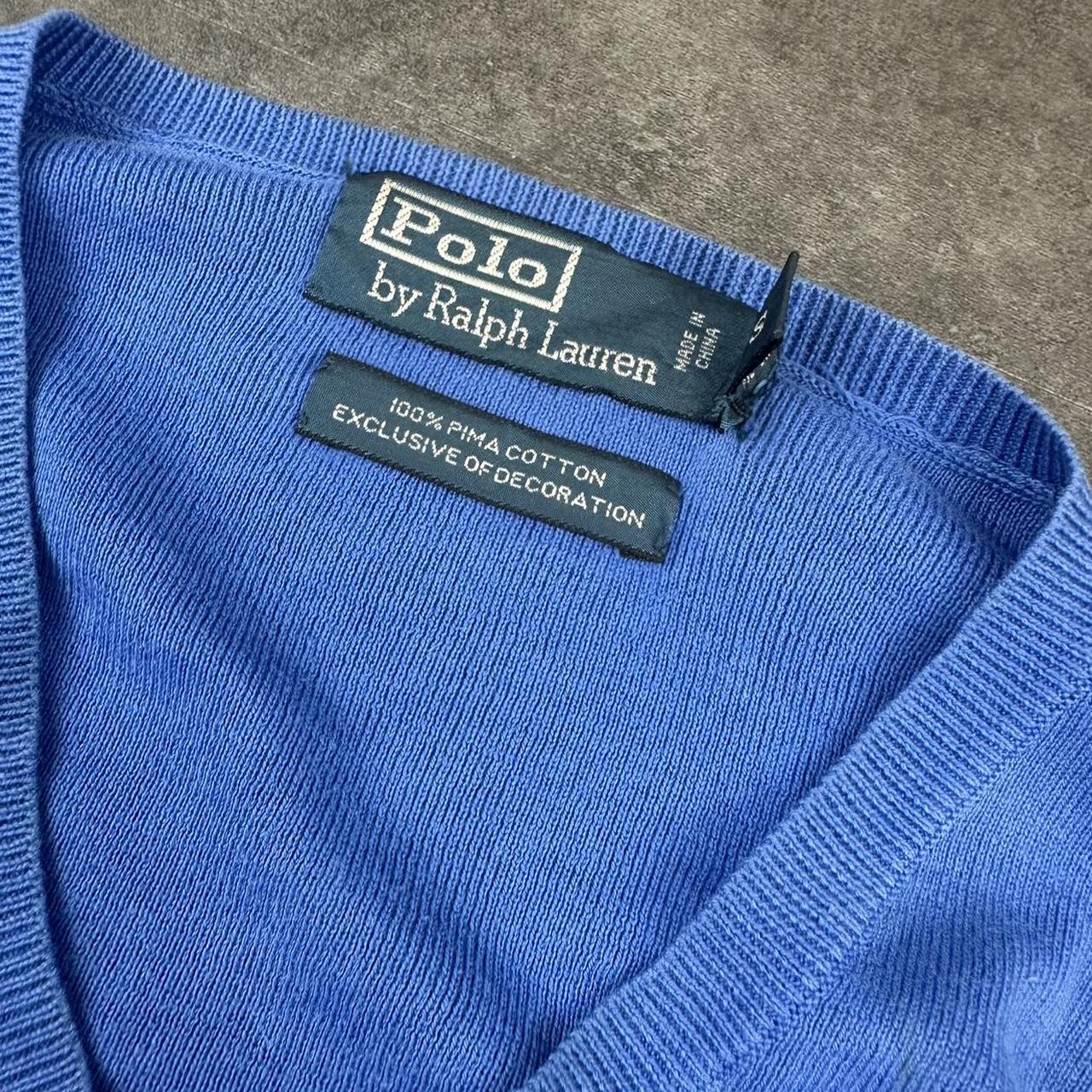 Polo Ralph Lauren 90s cotton V Neck Jumper