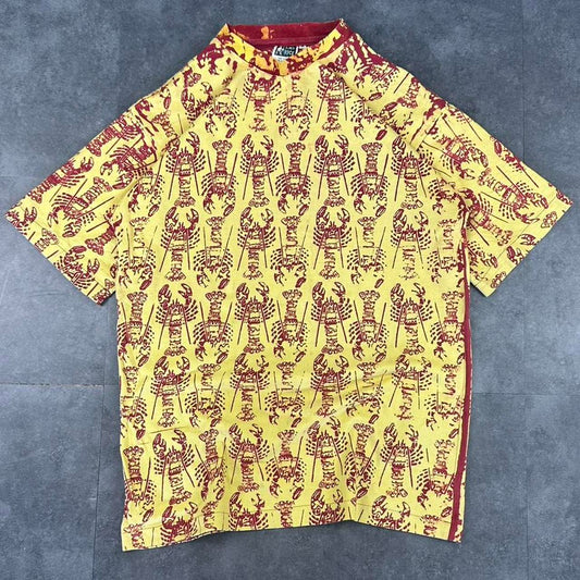 Black Rice 2000s Print graphic Lobster all over T shirt