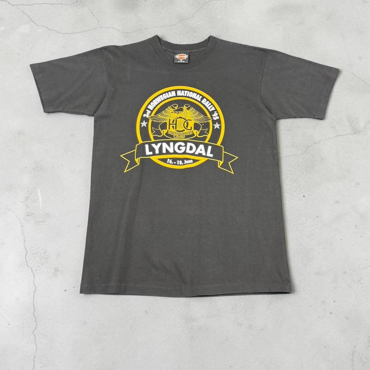 Harley Davidson biker Vintage Y2K Norway choppers T-Shirt