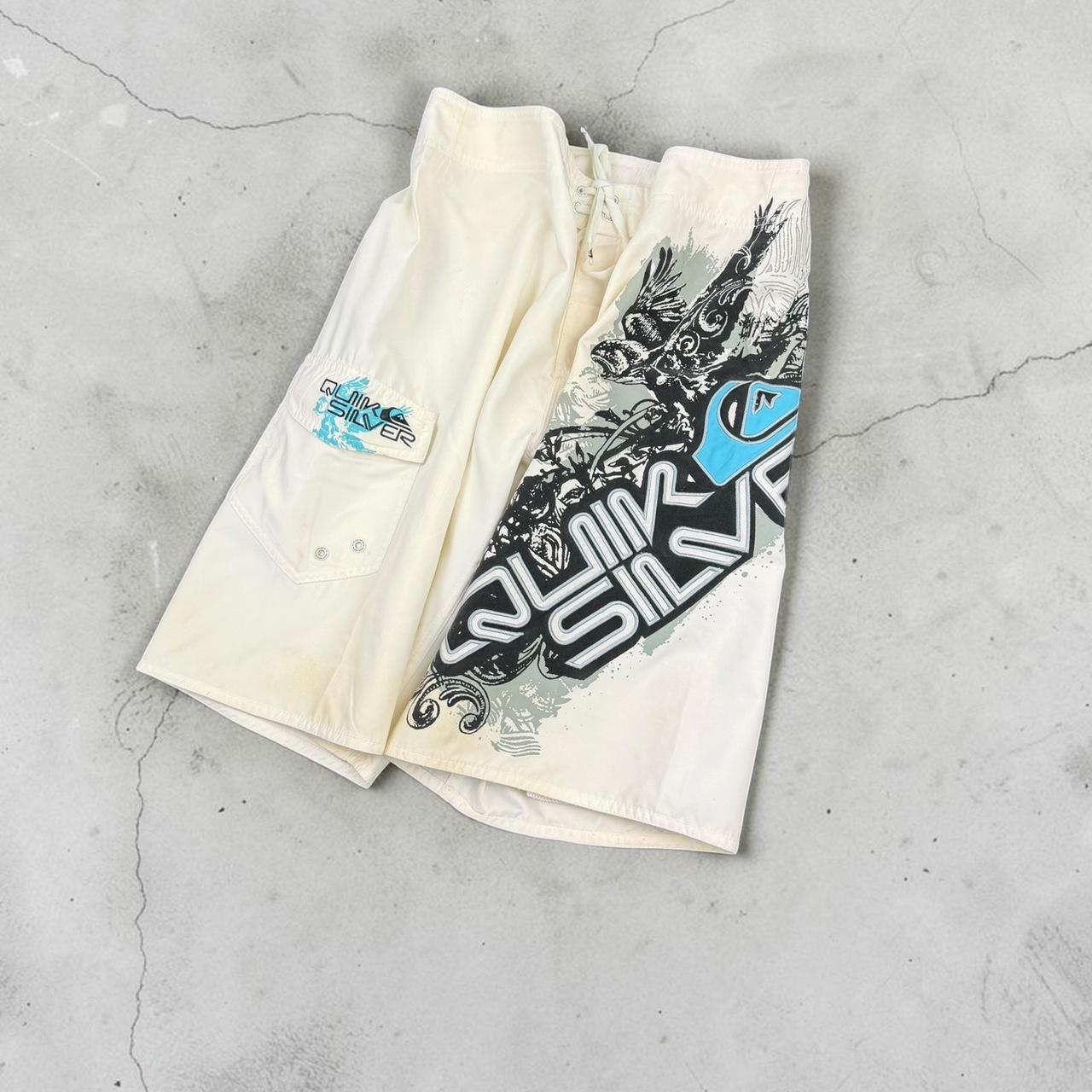 Quiksilver surfer vintage Y2K Surfwear beach swim board shorts