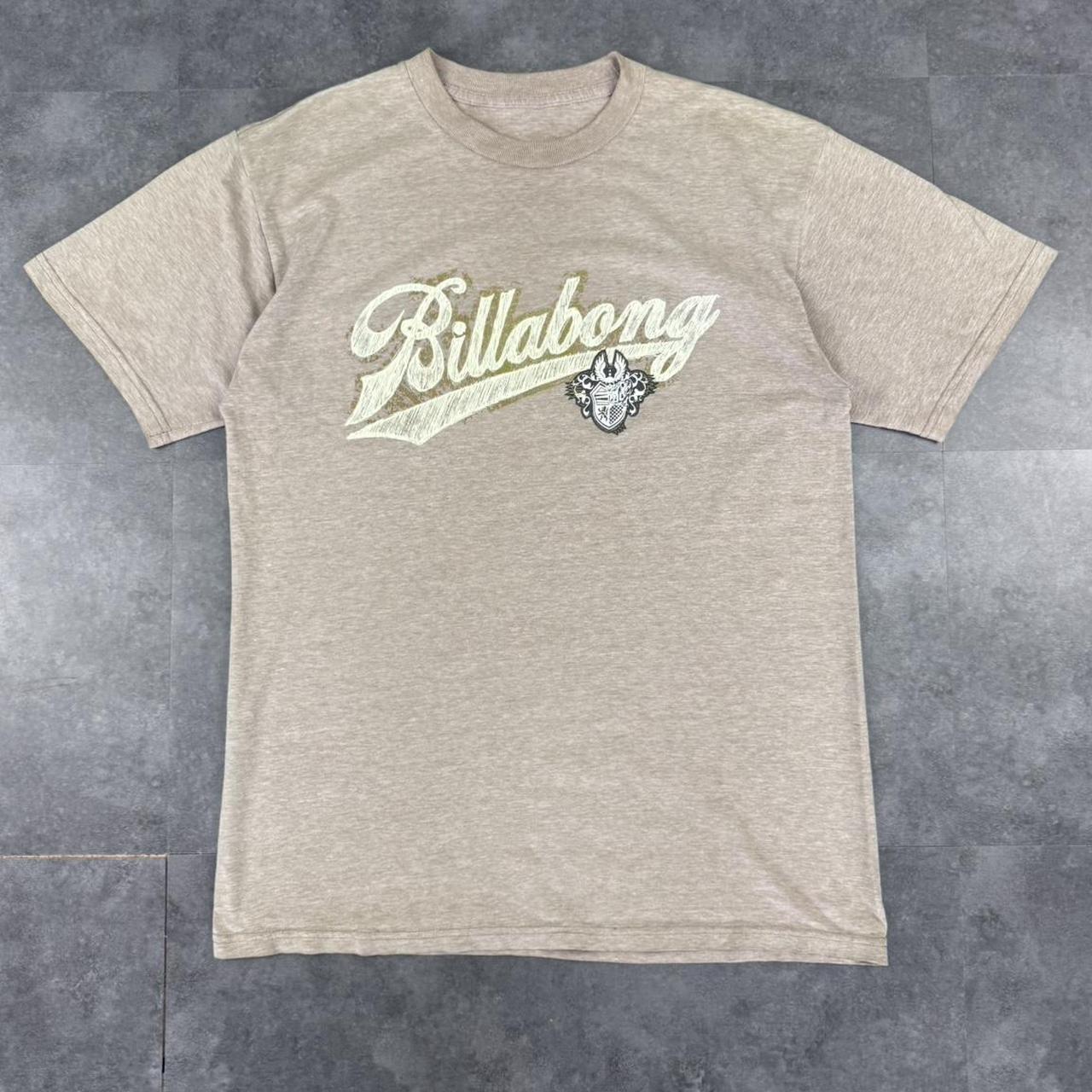 Billabong 2000s surf Y2K logo print graphic T shirt