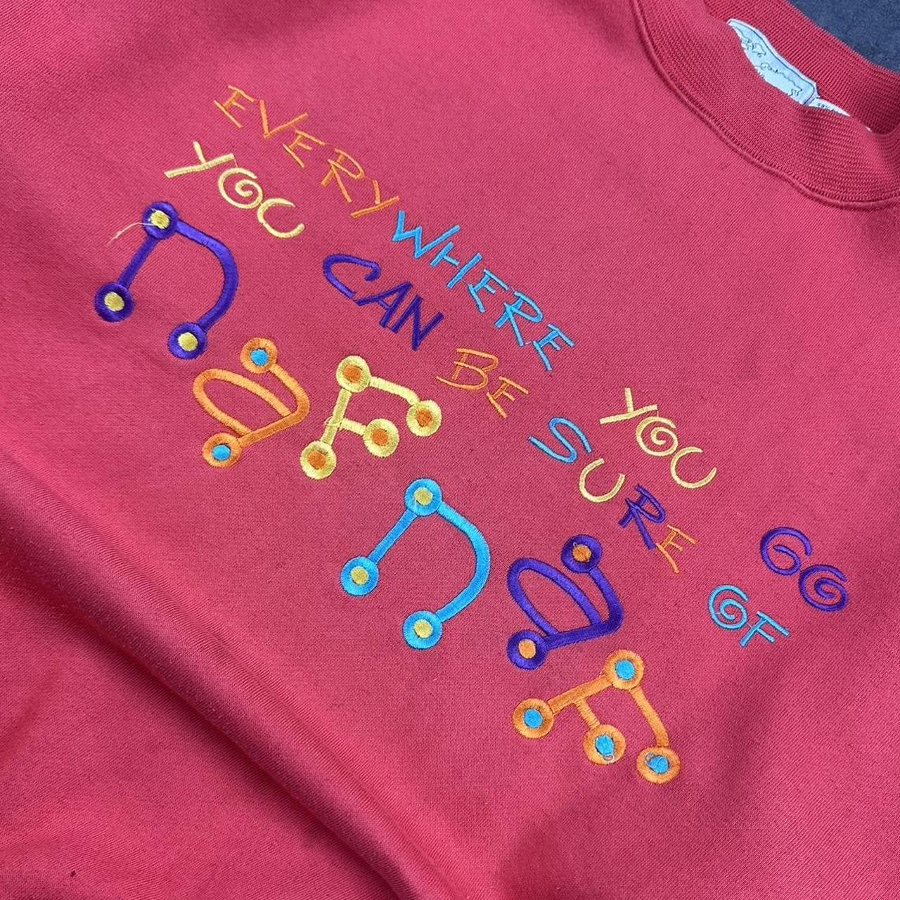 Naf Naf 2000s vintage big Logo classic embroidered sweatshirt