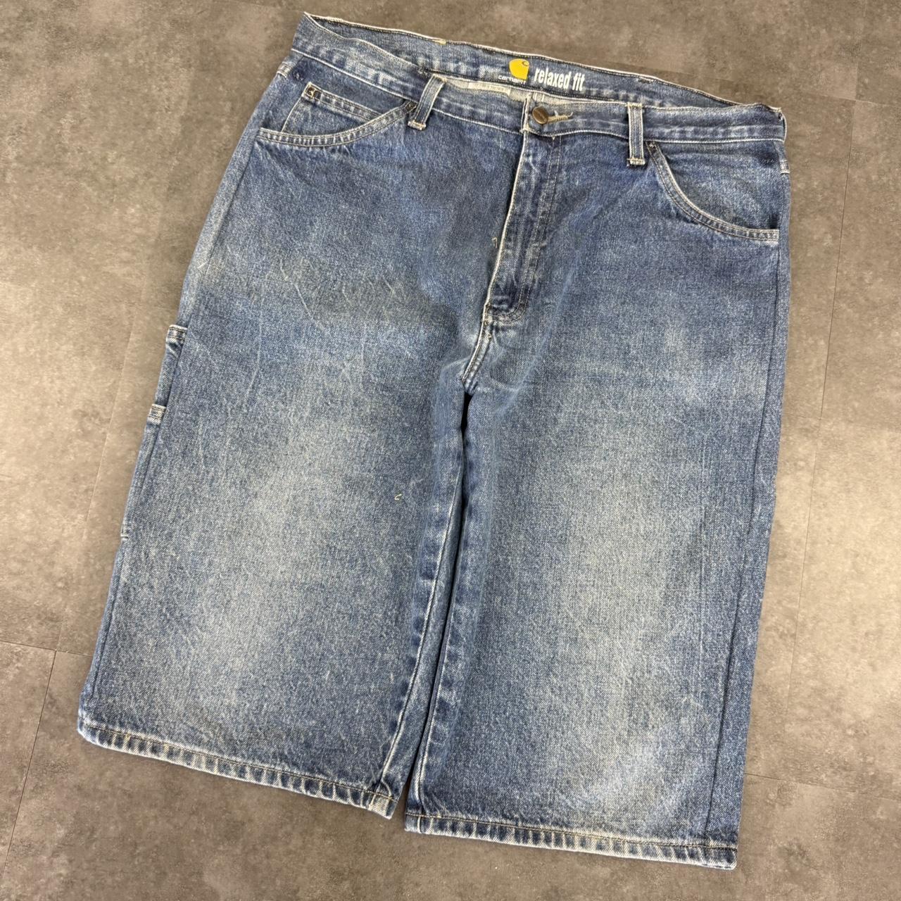 Carhartt 2000s dungaree workwear comfort fit cargo shorts