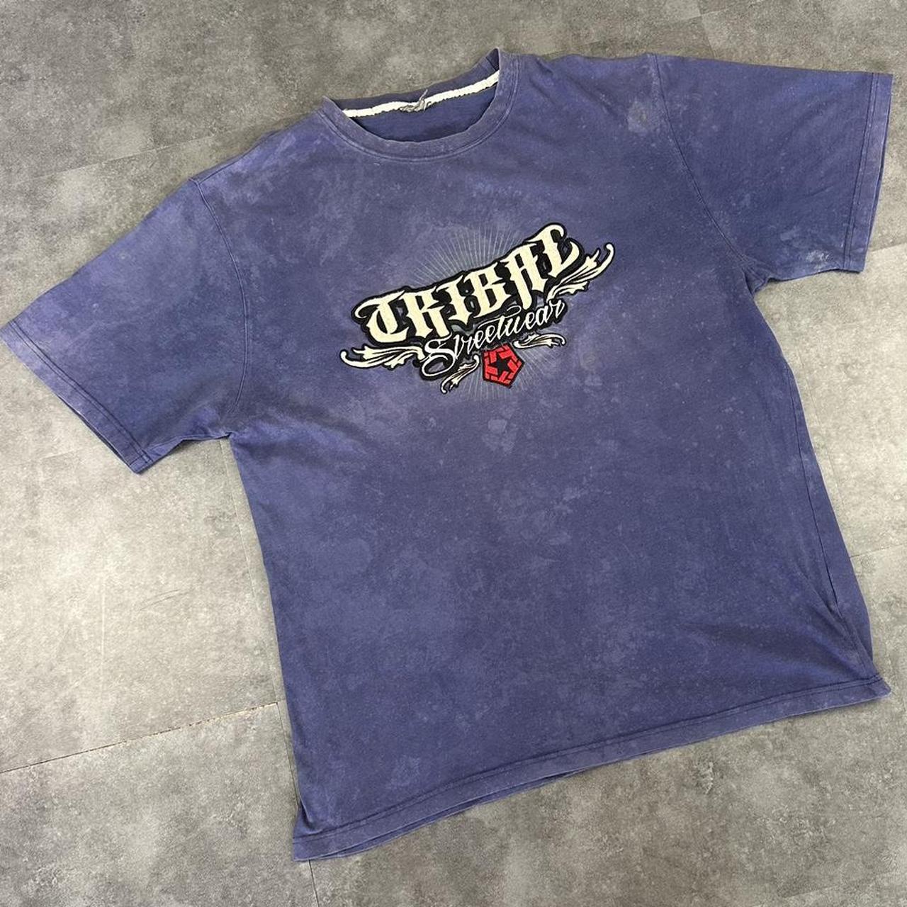 Tribal Streetwear 2000s Surfer Print graphic T shirt