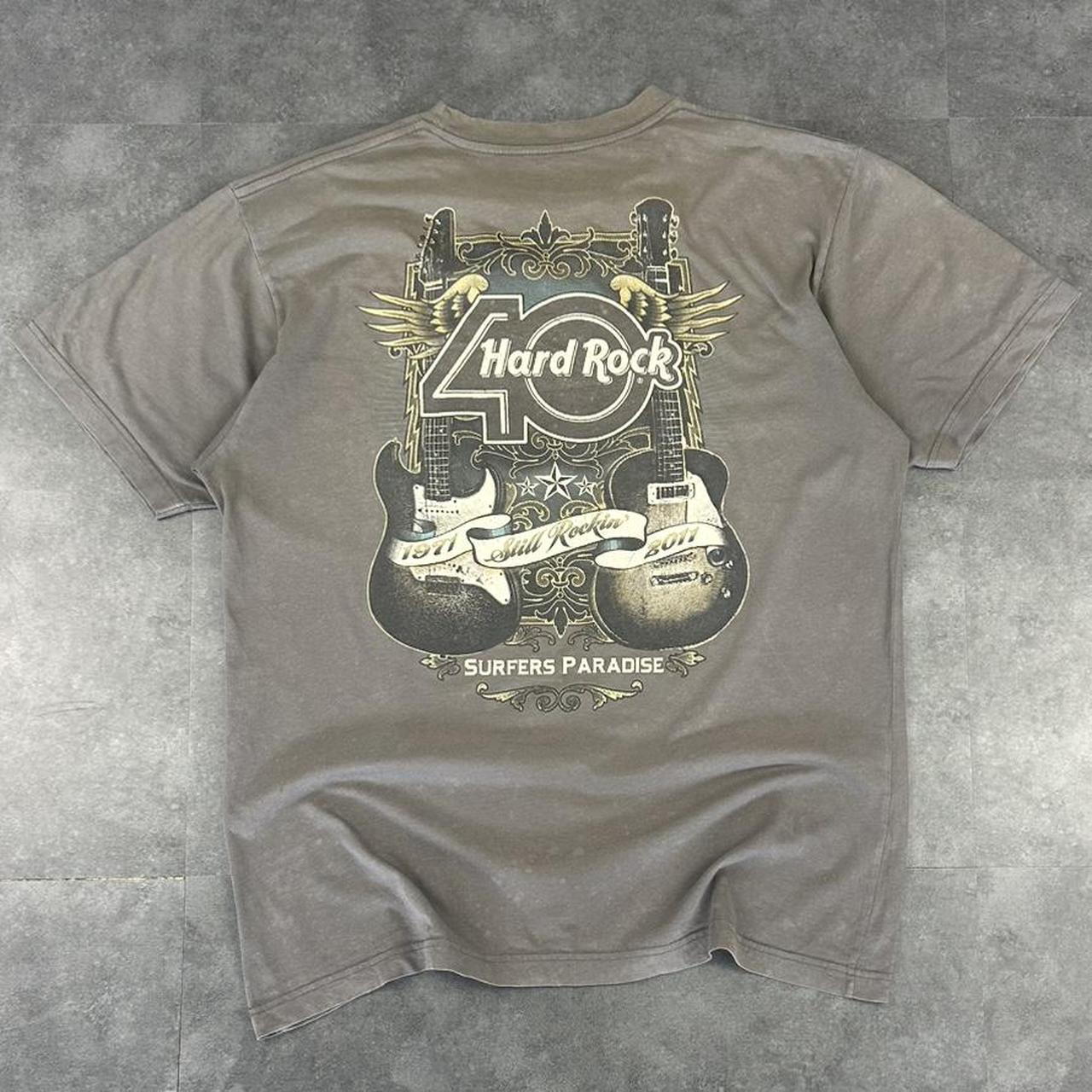 Hard Rock Cafe 2000s Print graphic logo T shirt