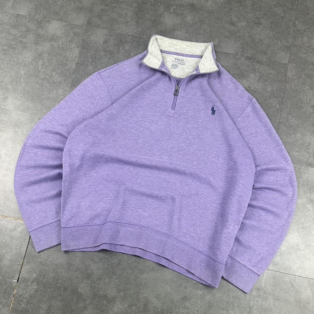 Polo Ralph Lauren Performance 90s chunky knit pullover knit 1/4 zip Sweatshirt