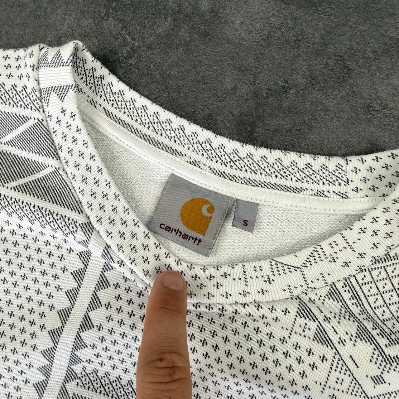 Carhartt 2000s paisley style Y2K 90s workwear sweatshirt