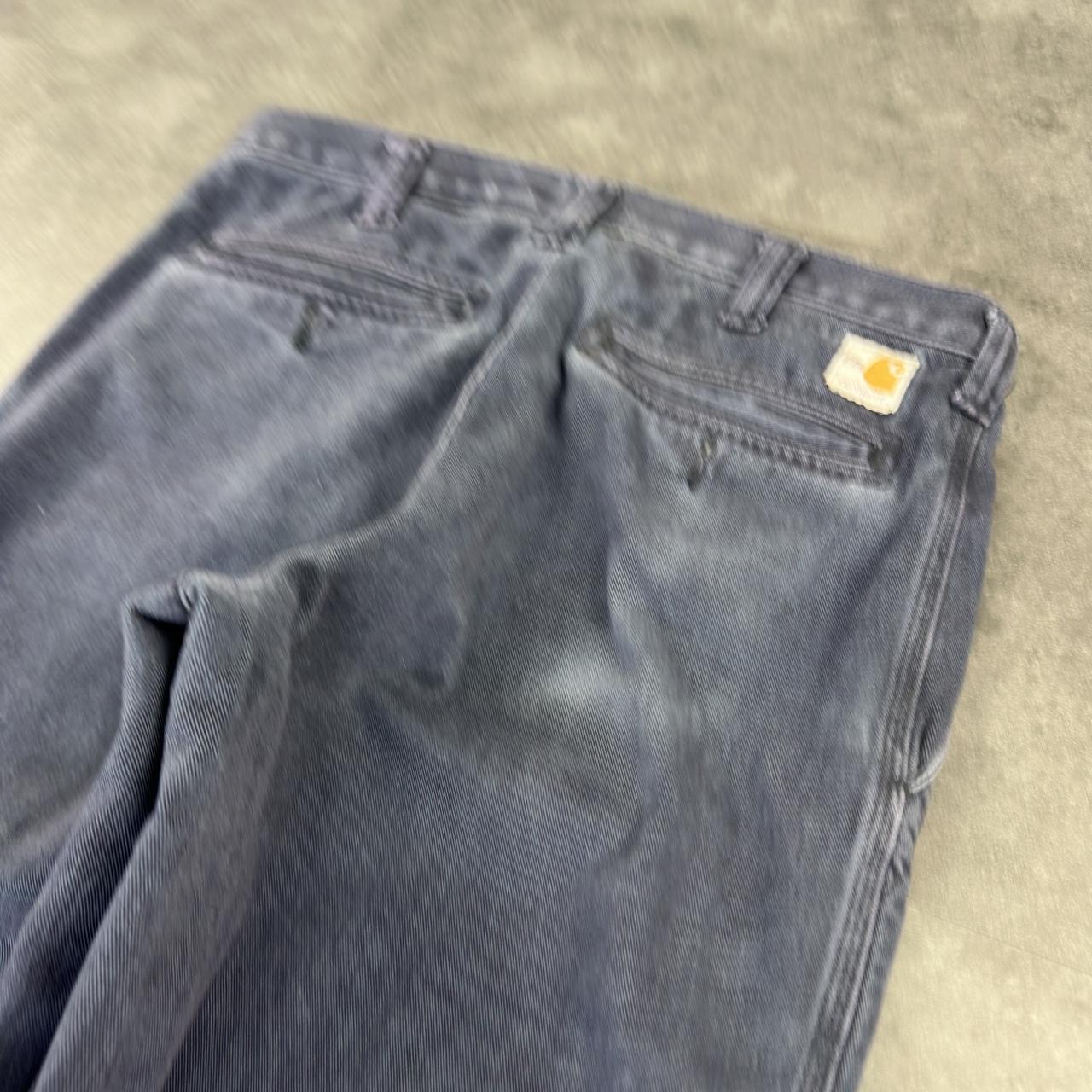 Carhartt 2000s dungaree workwear comfort fit denim cargo trousers