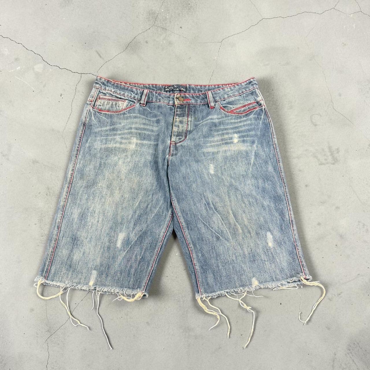 Vintage 2000s hip hop baggy relaxed denim jorts shorts