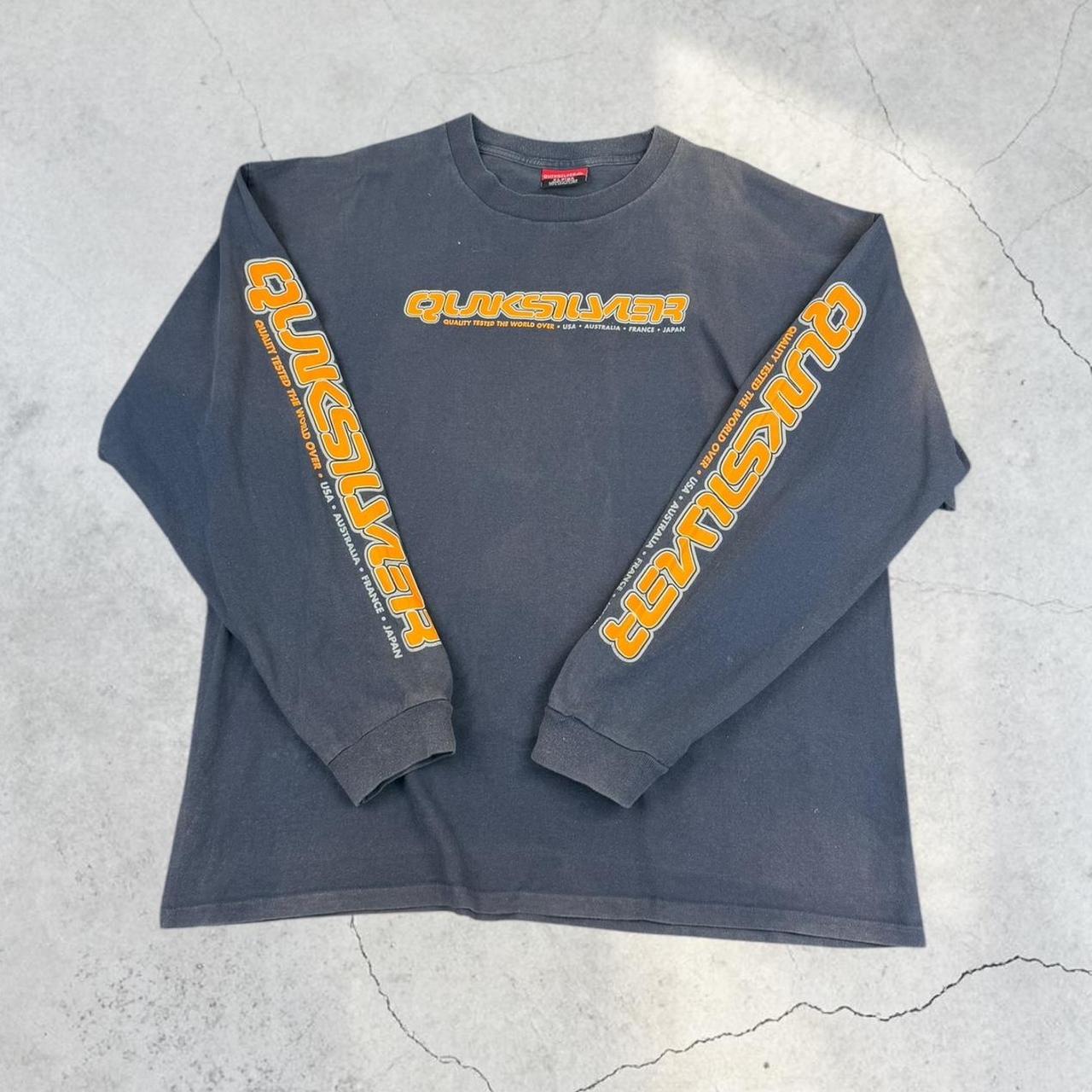 Rare Quiksilver Vintage Y2K Surfwear long sleeve T-Shirt