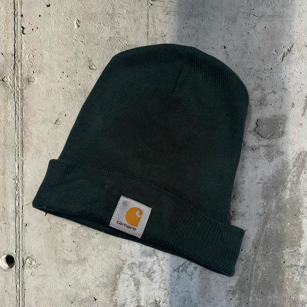 Carhartt 2000s vintage Surfwear Skater embroidered logo beanie hat