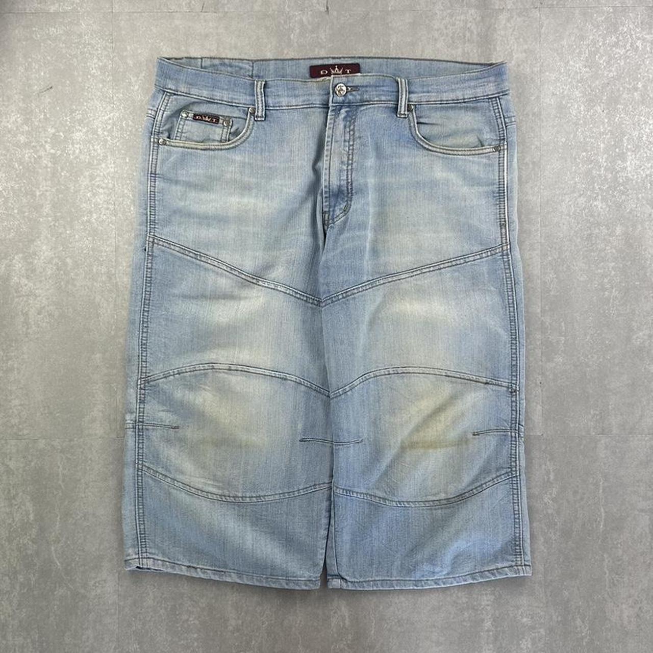 Japanese style 2000s spellout carpenter style jorts