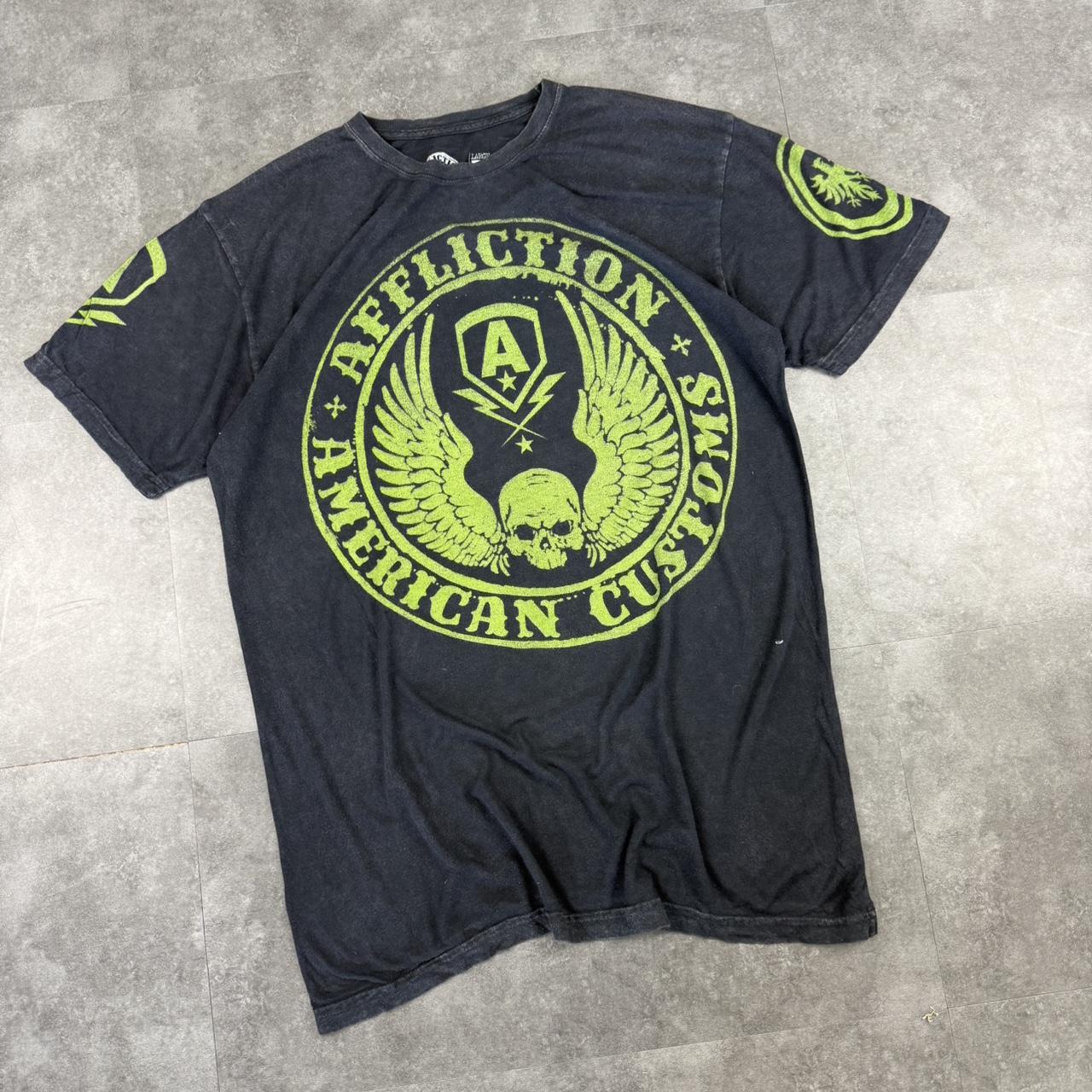 2000s vintage Affliction 90s Y2K grunge skull gothic hiphop Skater T-Shirt