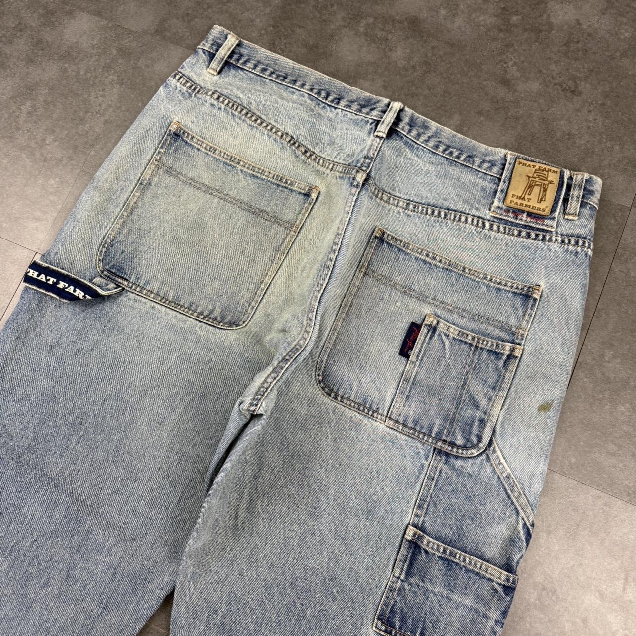 Phat Farm Y2K 2000s HipHop USA embroidery baggy jeans