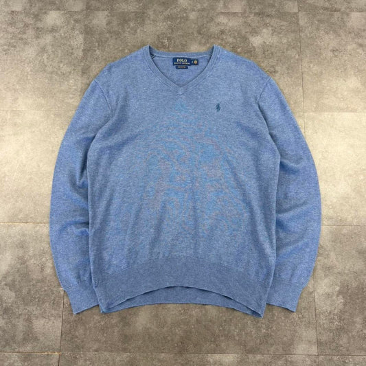 Polo Ralph Lauren 90s V neck knit jumper
