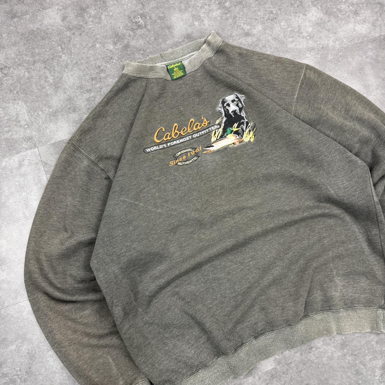 2000s/90s Cabela’s hunting embroidered sweatshirt