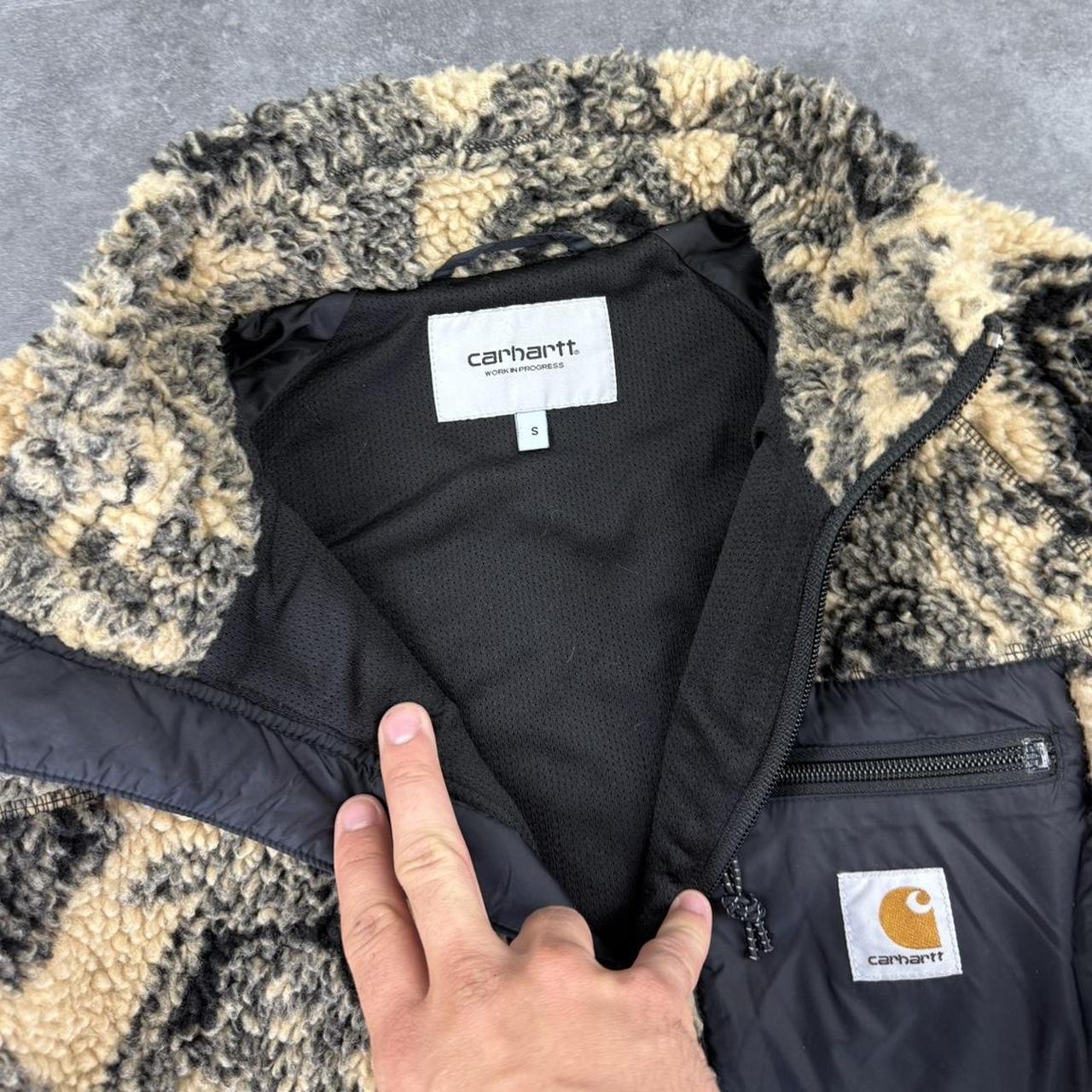 Carhartt WIP Prentis Liner fleece zip up Y2K style jacket