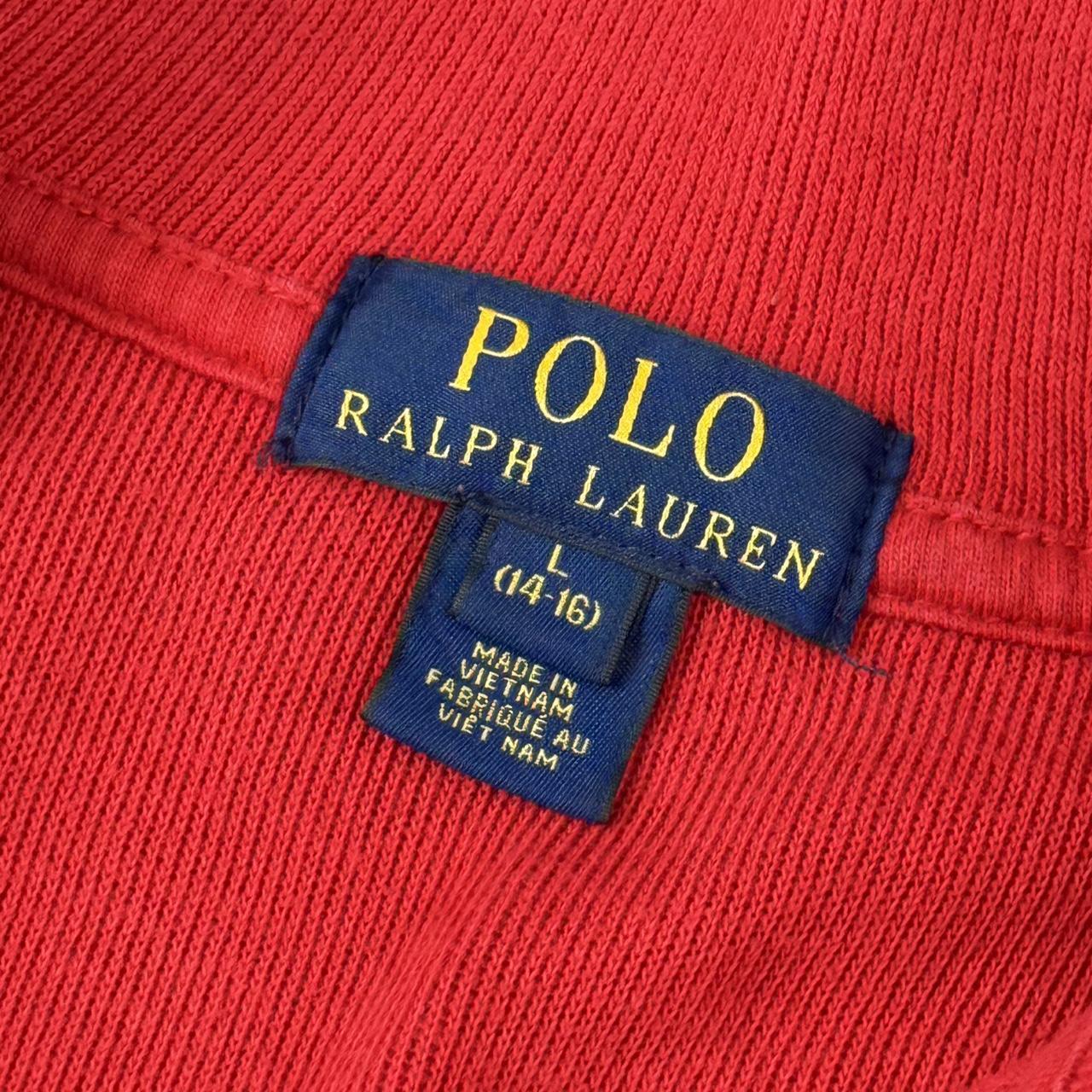 Polo Ralph Lauren 90s chunky knit 1/4 zip jumper
