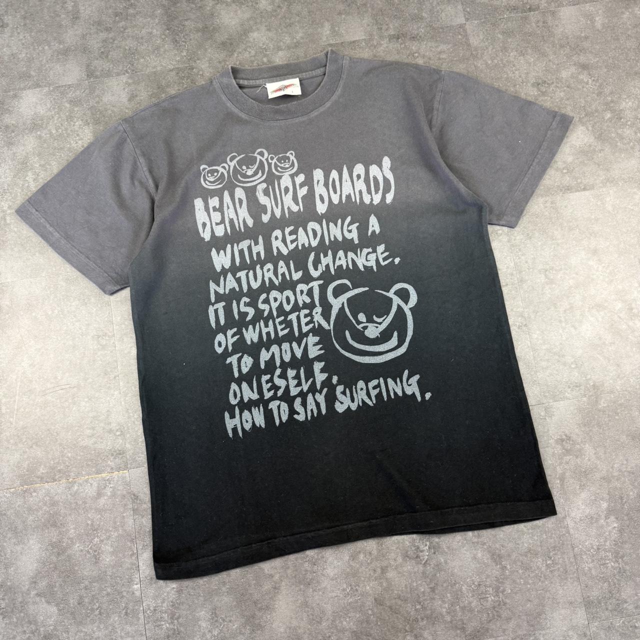 Bear surfboards 2000s Print graphic T shirt