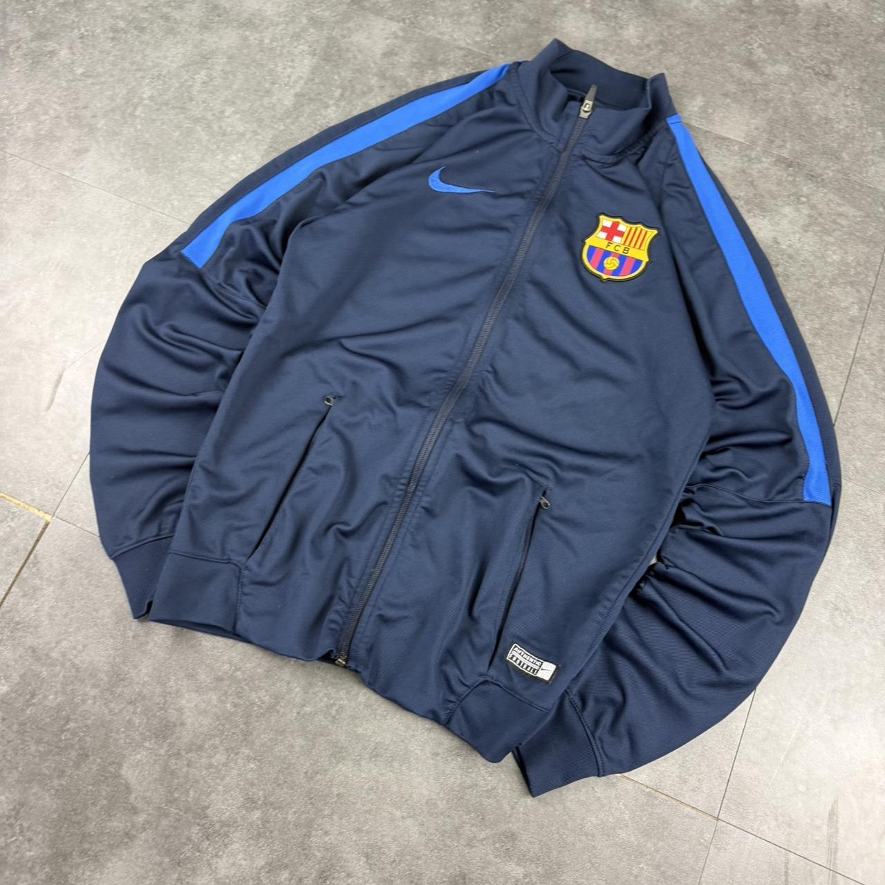 Nike Barcelona 2000s Dri Fit football track jacket