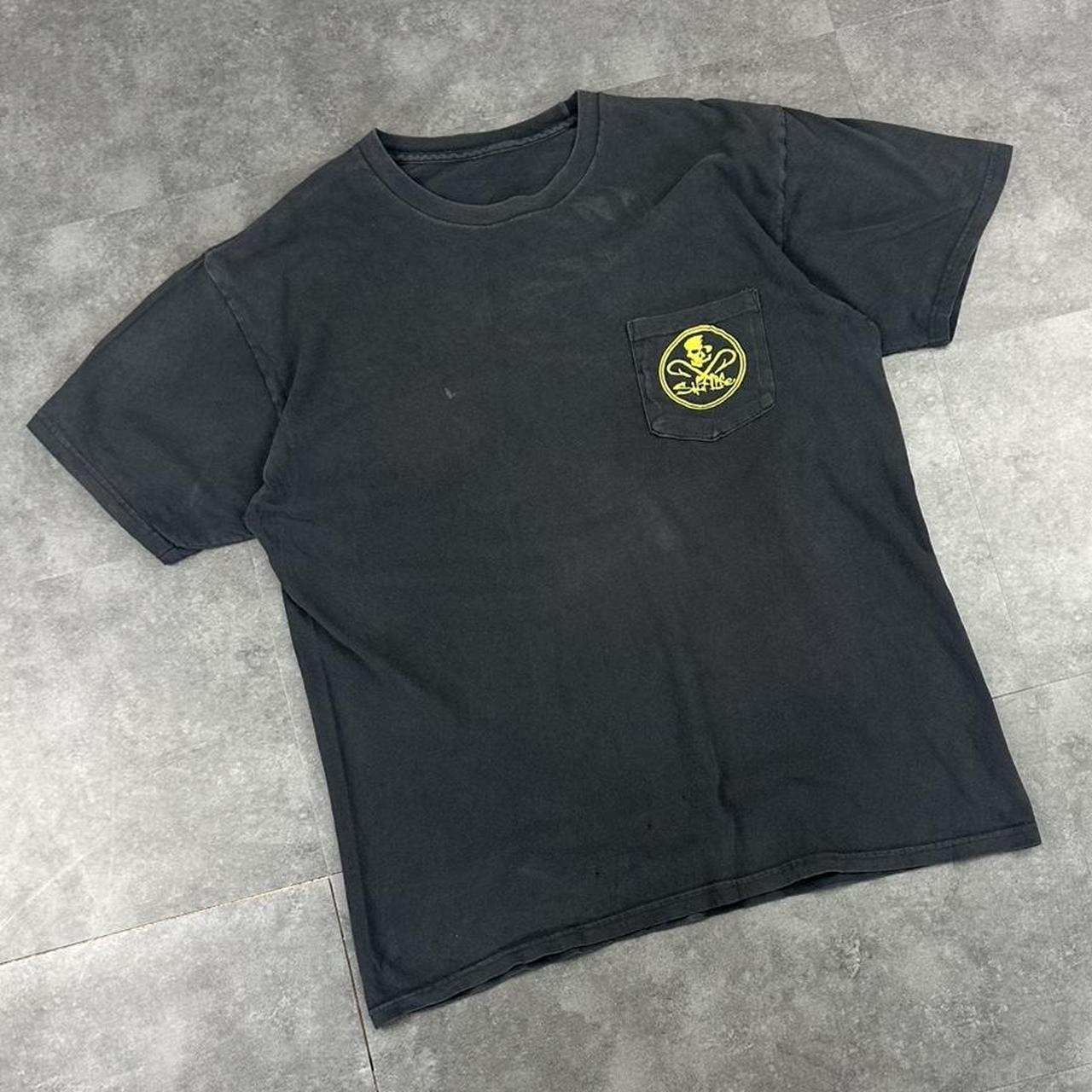 Salt life 90s printed graphic skull and hook logo T shirt