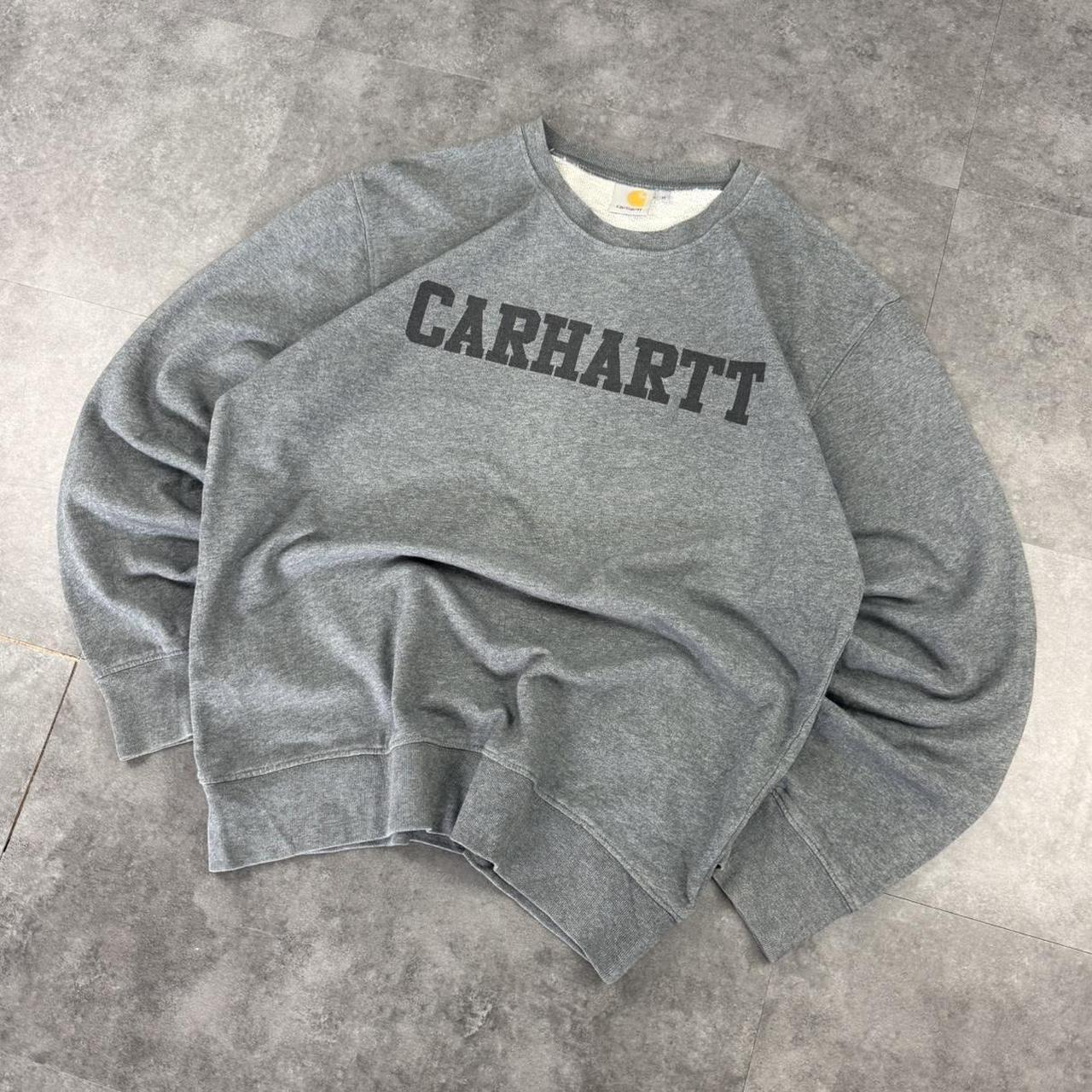 carhartt 2000s Walf knit spellout workwear sweatshirt