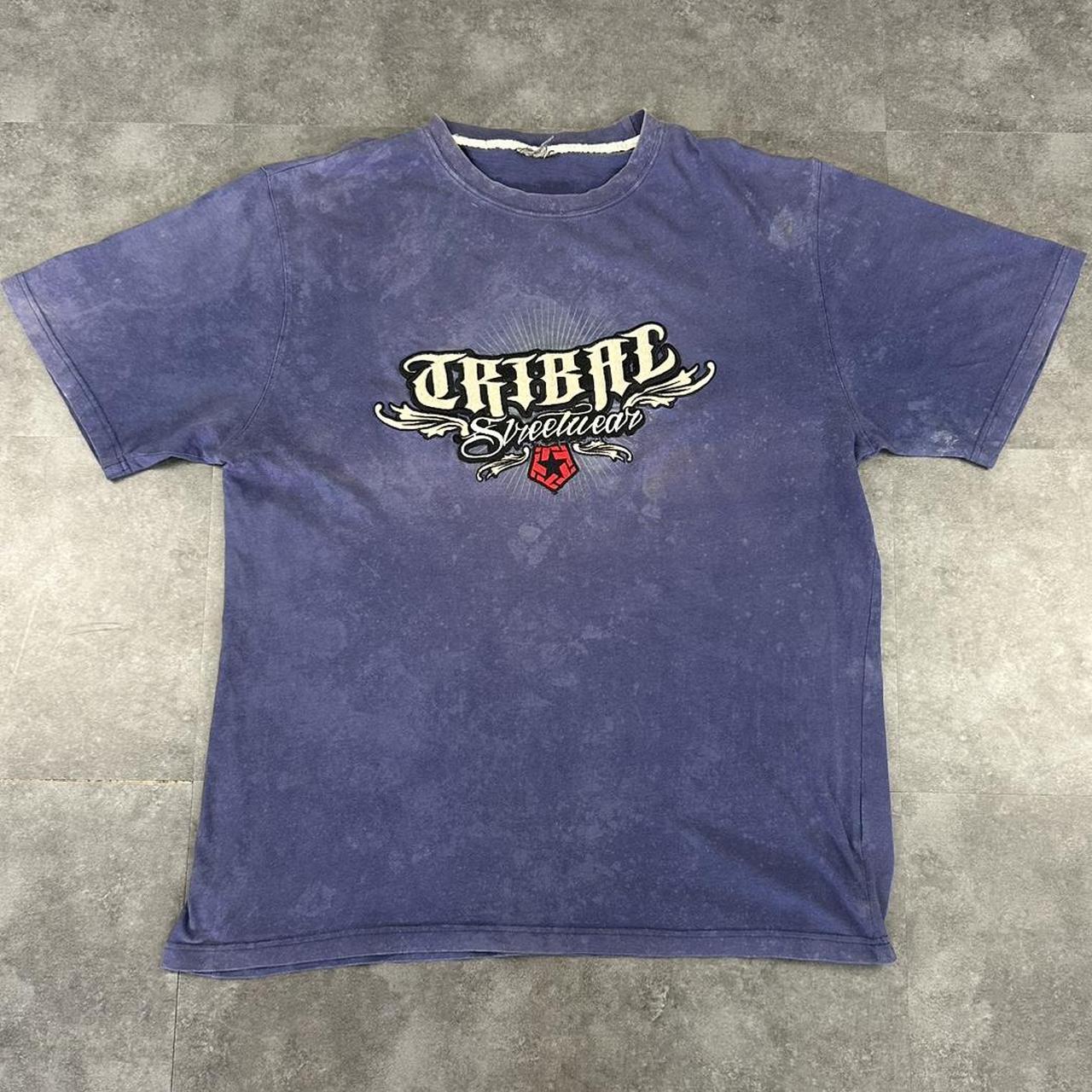 Tribal Streetwear 2000s Surfer Print graphic T shirt
