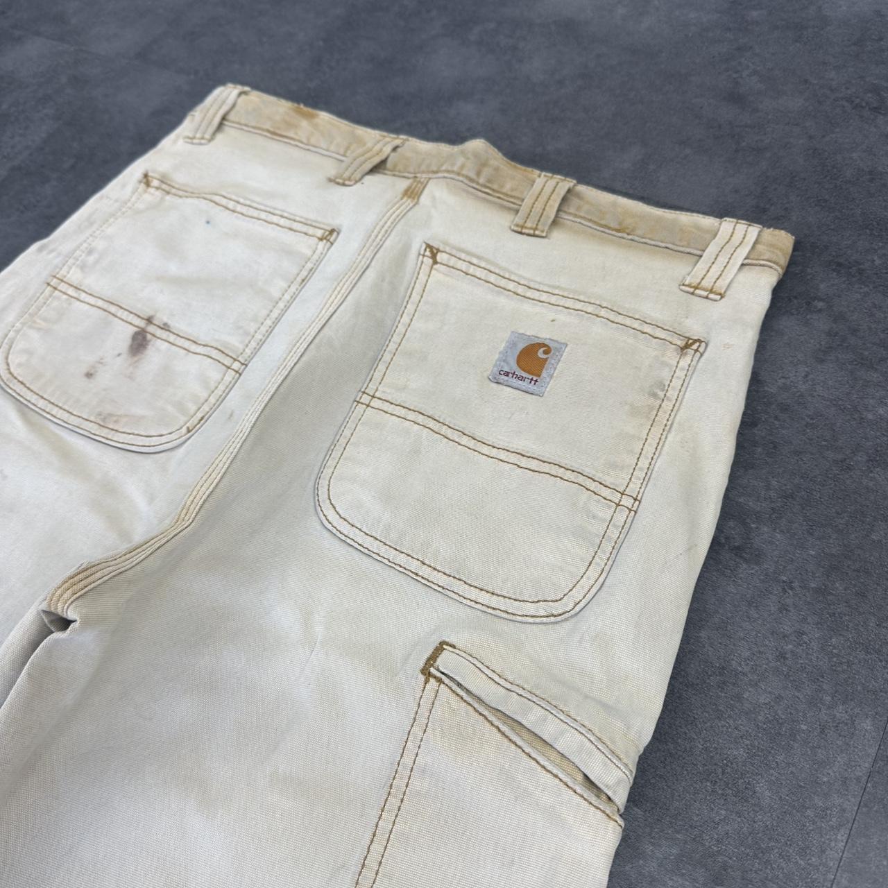 Carhartt 2000s dungaree workwear comfort fit cargo shorts