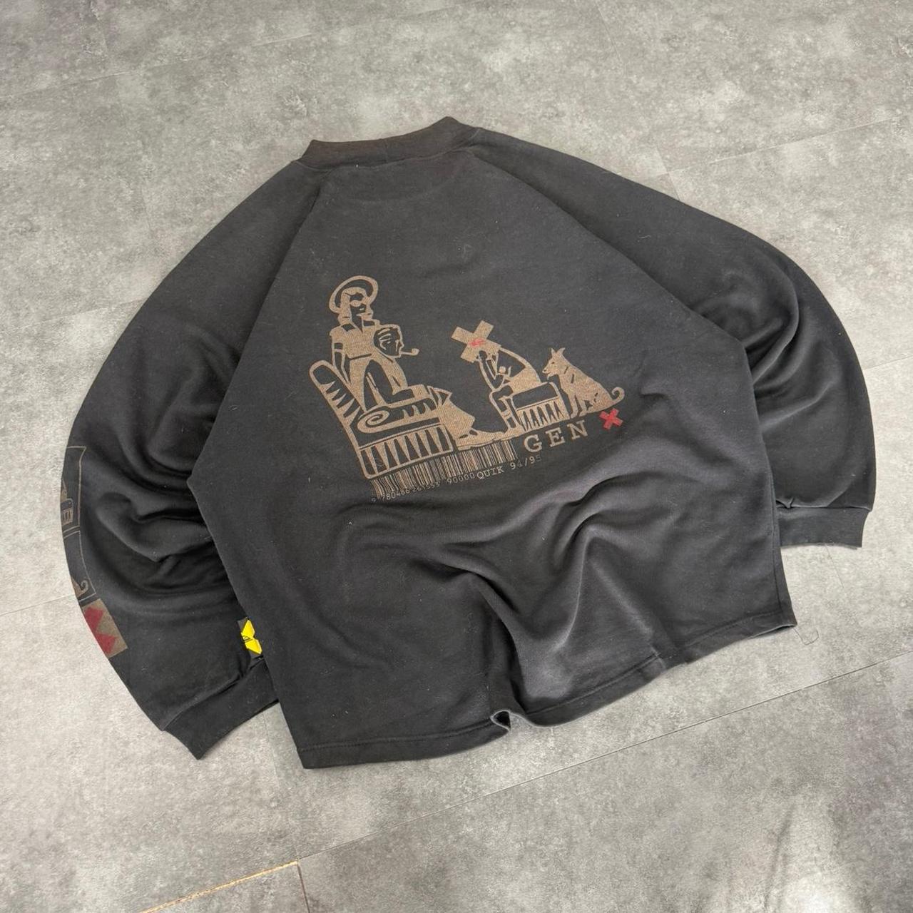 Quiksilver Vintage 2000s Surfwear company y2k spellout sweatshirt