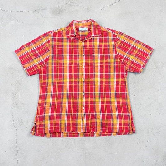Marks and Spencer’s St Michael M&S Vintage Y2K Surfwear short sleeve check pattern shirt