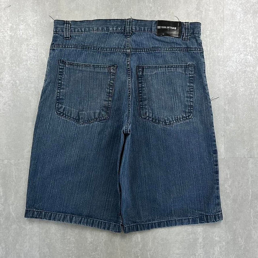 Japanese style 2000s spellout carpenter style skate jorts