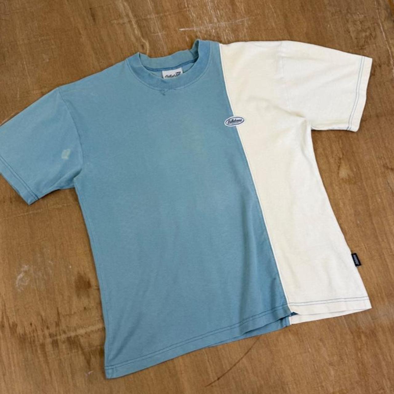Vintage billabong Surfwear grey and blue Y2K T-Shirt
