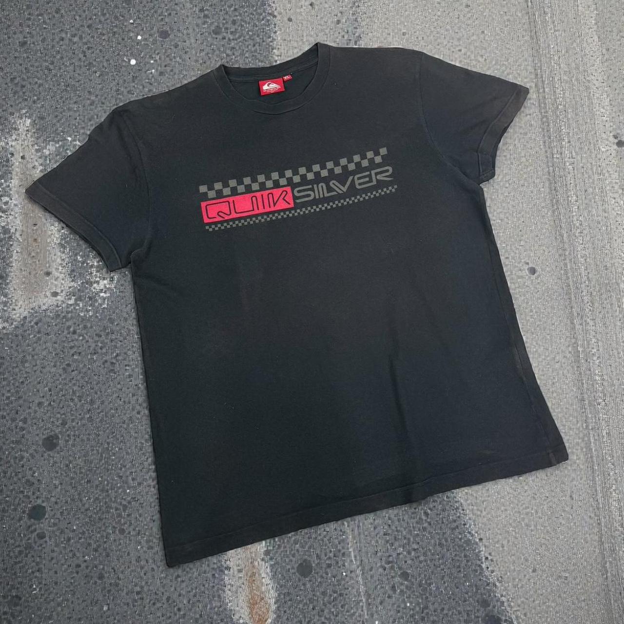 Quiksilver Vintage Y2K Surfwear logo boxy T-Shirt