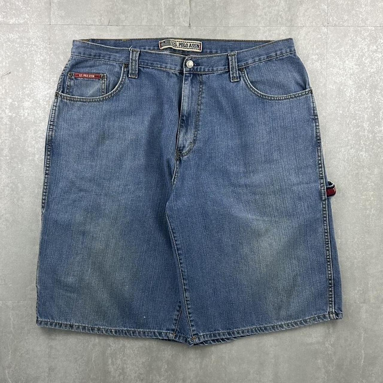 US Polo Assn 2000s spellout carpenter style jorts