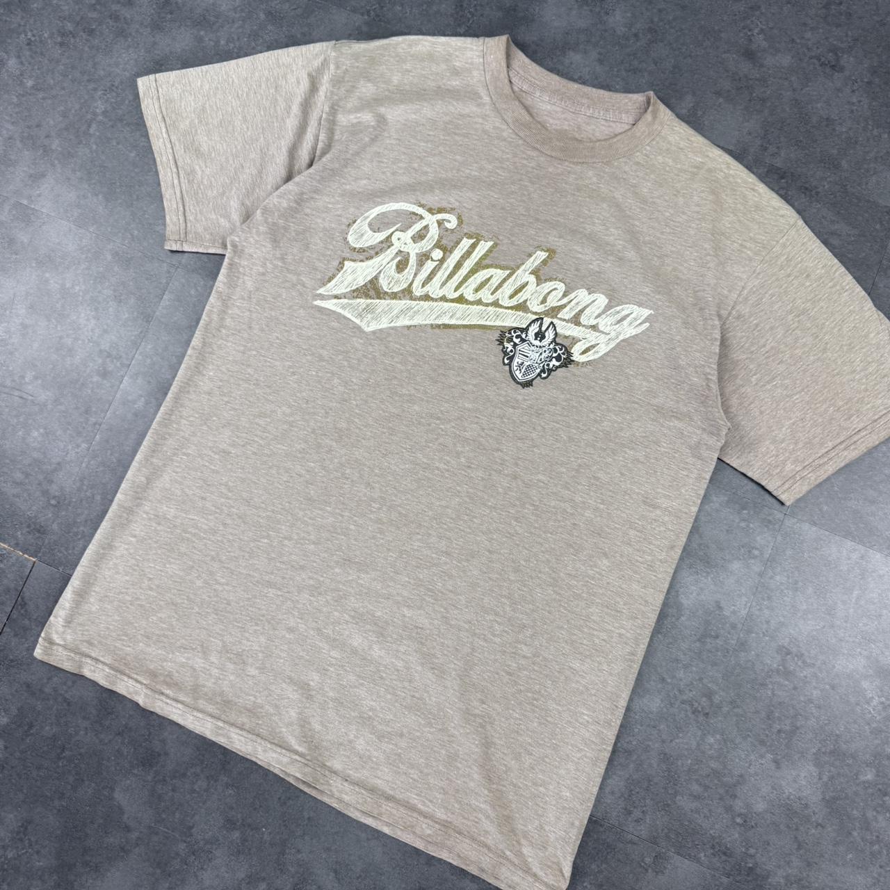 Billabong 2000s surf Y2K logo print graphic T shirt